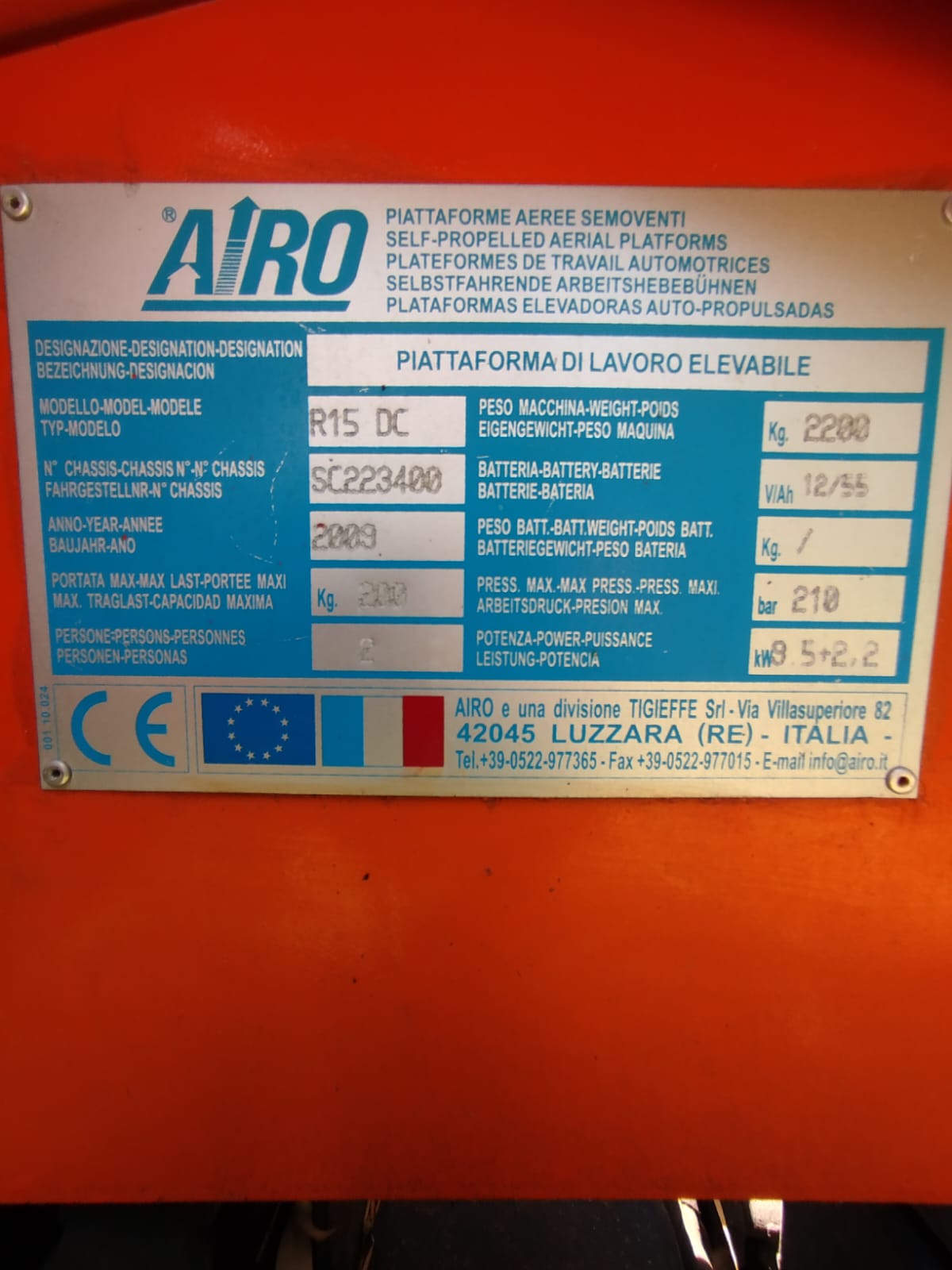 Ragno Airo R15dc