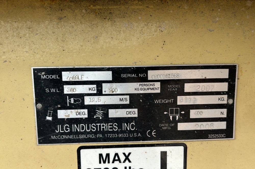 JLG 4069LE 14 metri elettrica