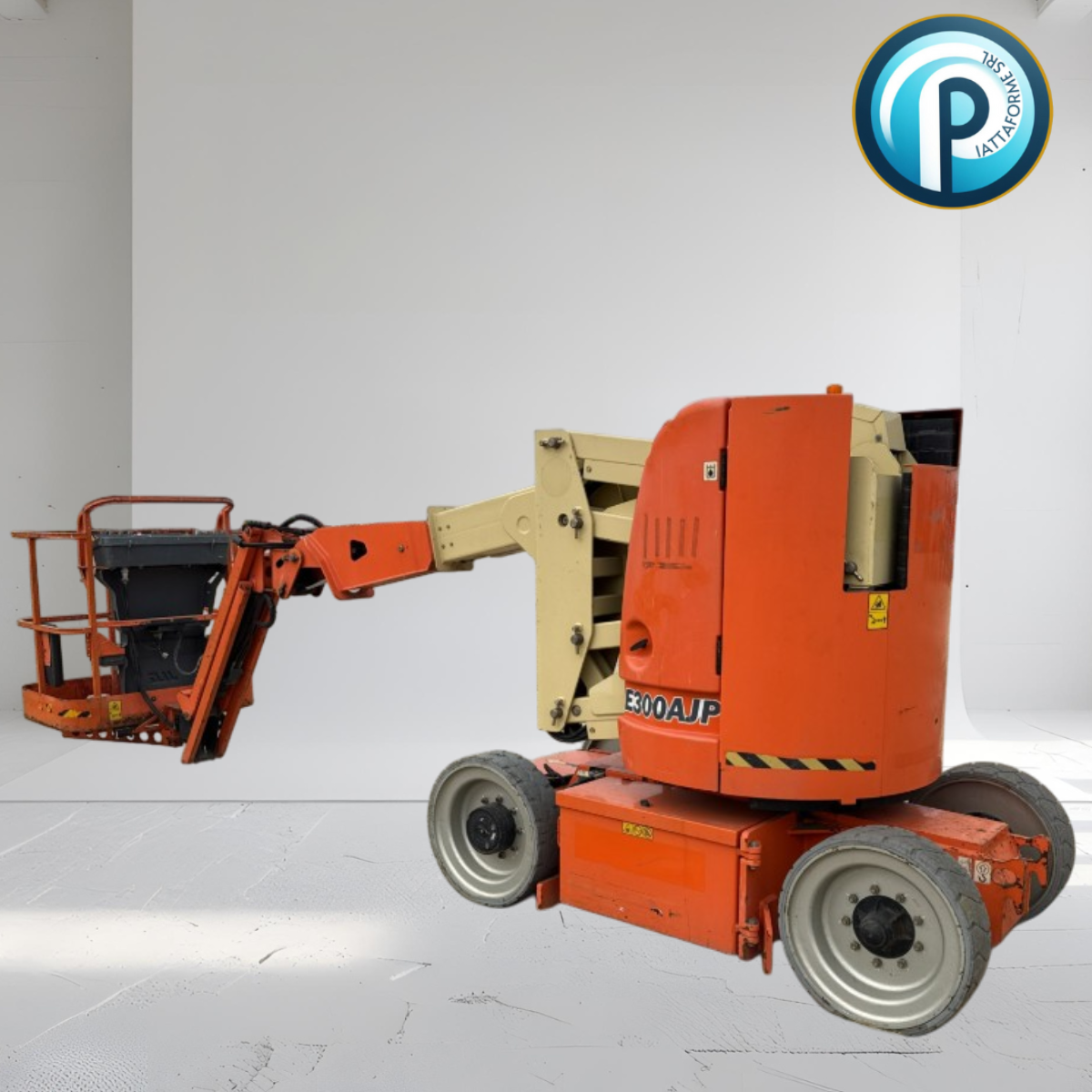 JLG E300AJP articolata elettrica con jib
