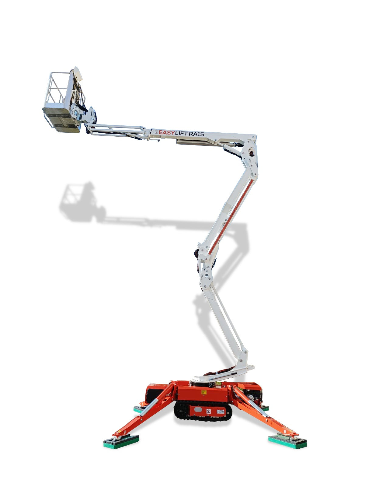 RA15: piattaforma aerea cingolata da 15 m