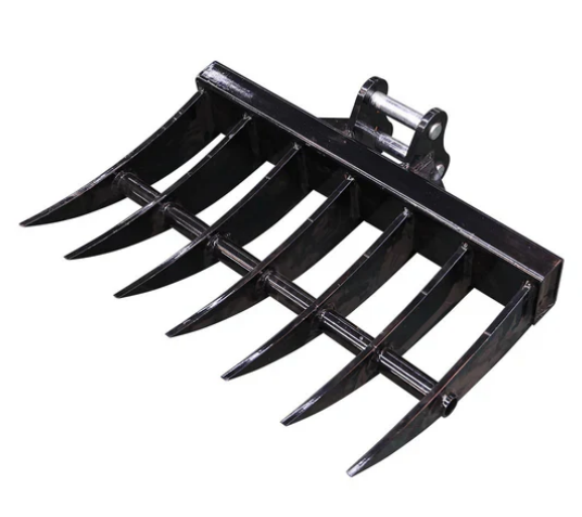 Rastrello per escavatore