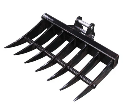 Rastrello per escavatore