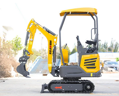 Mini escavatore HUAYEE HY12Q3 NUOVO MOTORE KUBOTA D722