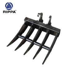 Rastrello per escavatore