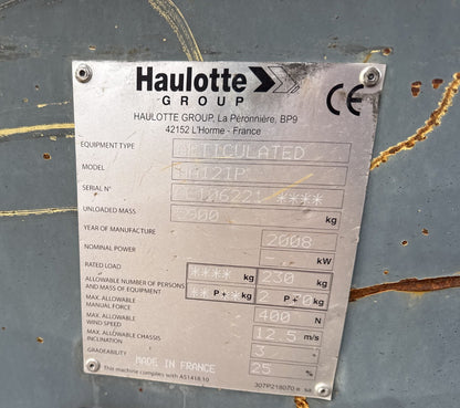 Haulotte ha 12 ip ♻️