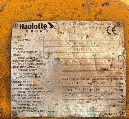 Haulotte compact 12