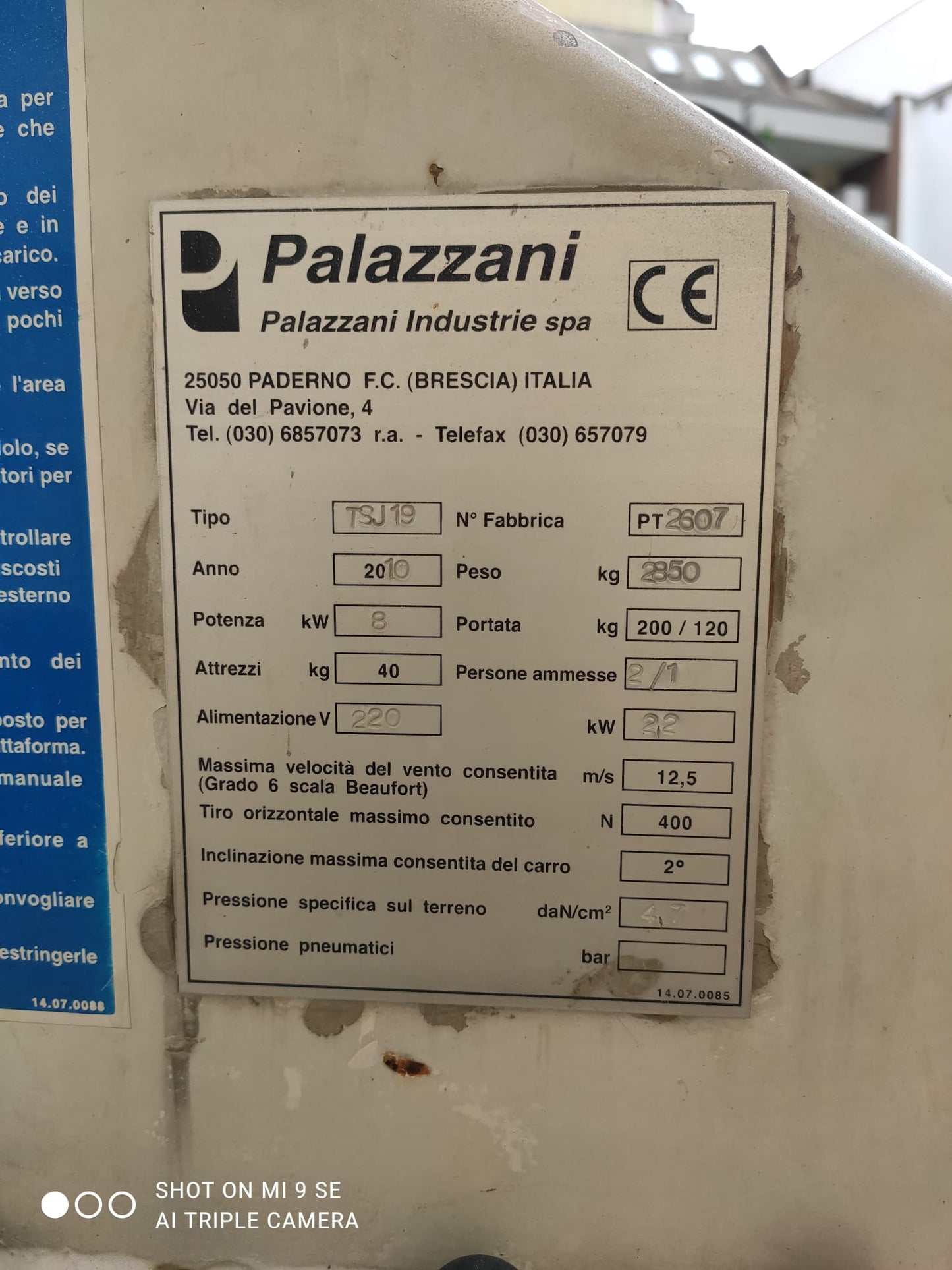 Ragno Palazzani TSJ19
